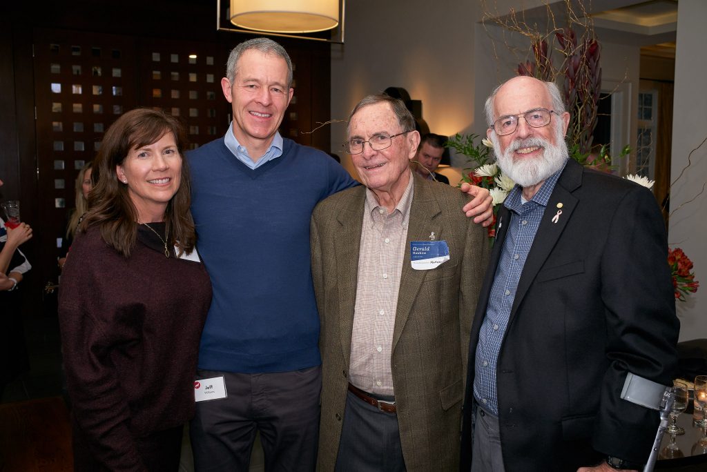 Melissa and Jeff Williams with Gerald Hawkins and Bill Sternbergh 
